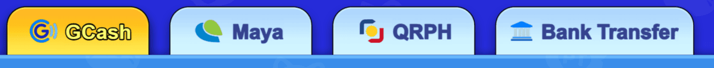 PlayTime Review Philippines payment methods including GCash, Maya, QRPH and Bank Transfer