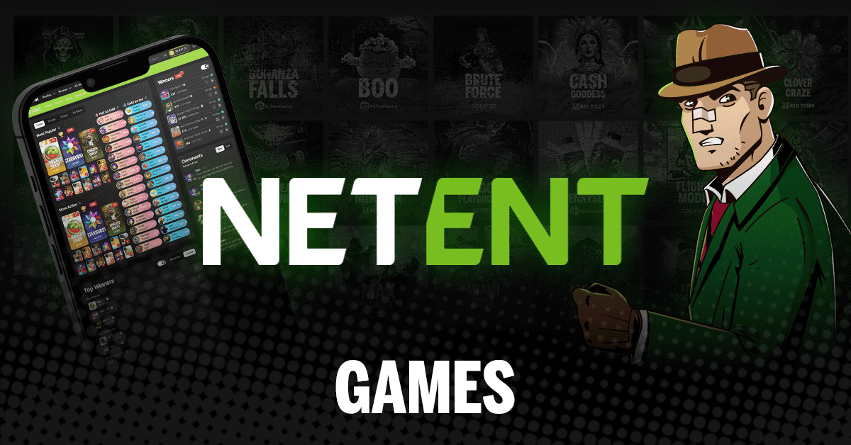 NetEnt Slots provider banner showing NetEnt branding and premium cinematic slot game presentation for online casino players in the Philippines