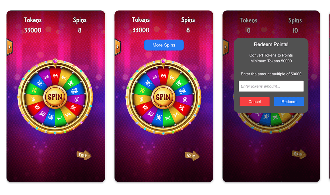Wheel Money slot screenshot showing a classic jackpot-style wheel bonus feature and clean slot layout