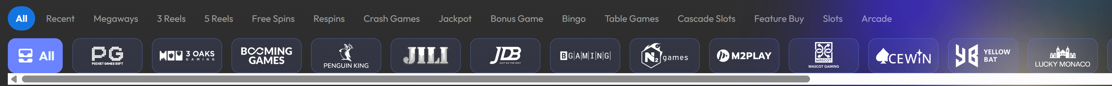 JackpotDaily Casino game providers