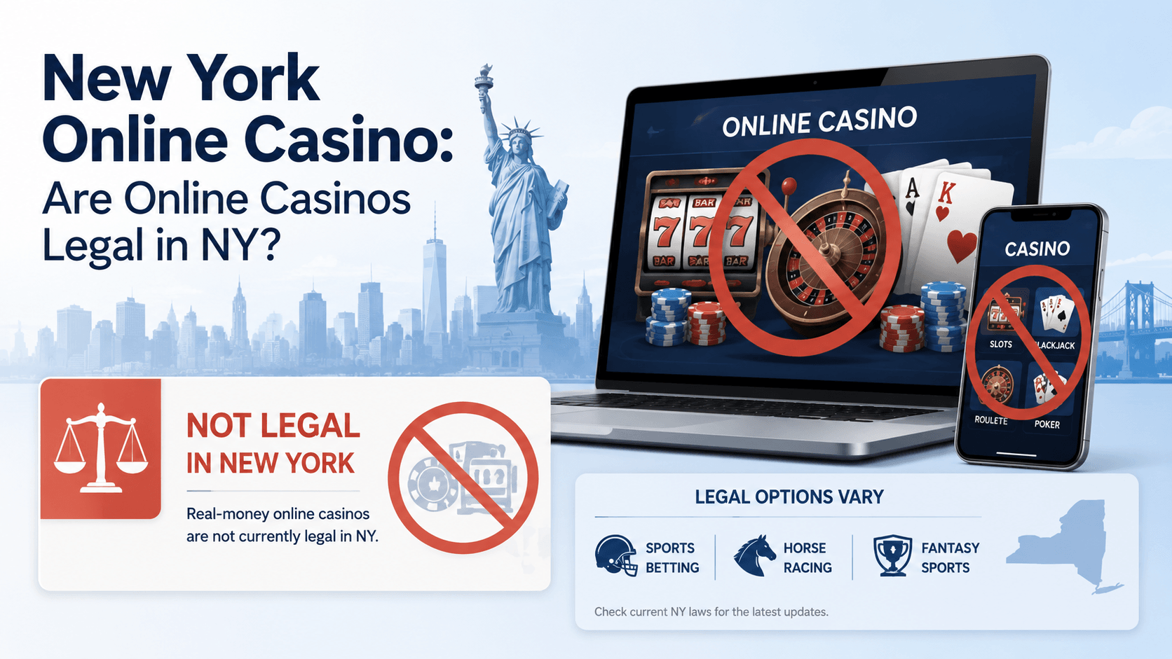 New York online casino legality guide 2026