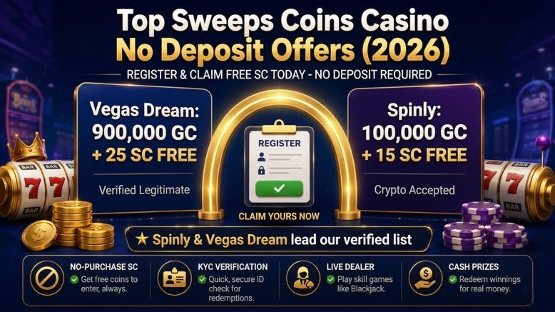 sweeps coins casino no deposit bonus offers 2026